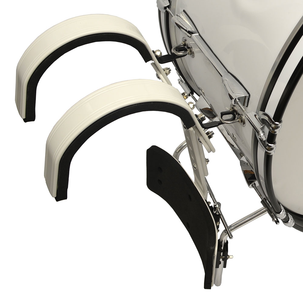 Trixon Pro Marching Bass Drum 26x14 white